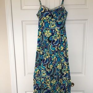 Paisley maxi dress